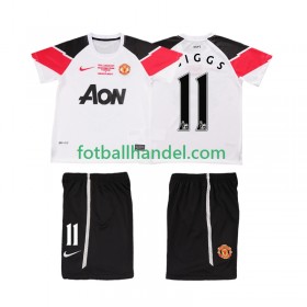 Barn Fotballdrakter Manchester United GIGGS 11 Champions League 2011 2012 Tredje Retro Kortermet